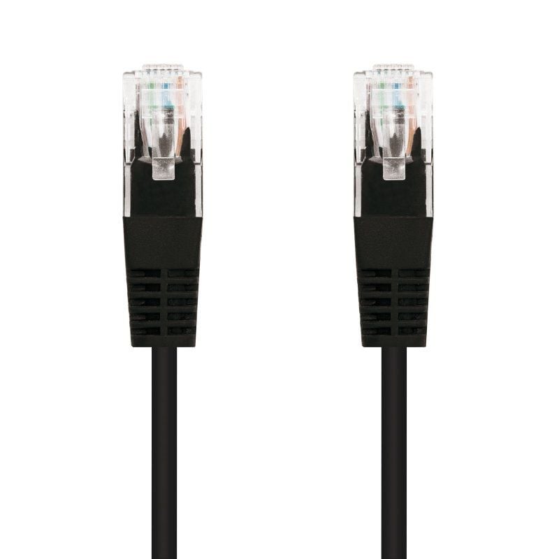 Cabo de Rede RJ45 UTP Nanocable 10.20.0105-bk Cat.5e / 5m / Preto