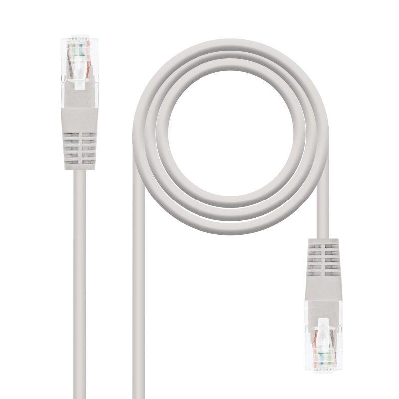 Cabo de Rede RJ45 UTP Nanocable 10.20.0130 Cat.5e / 30m / Cinzento