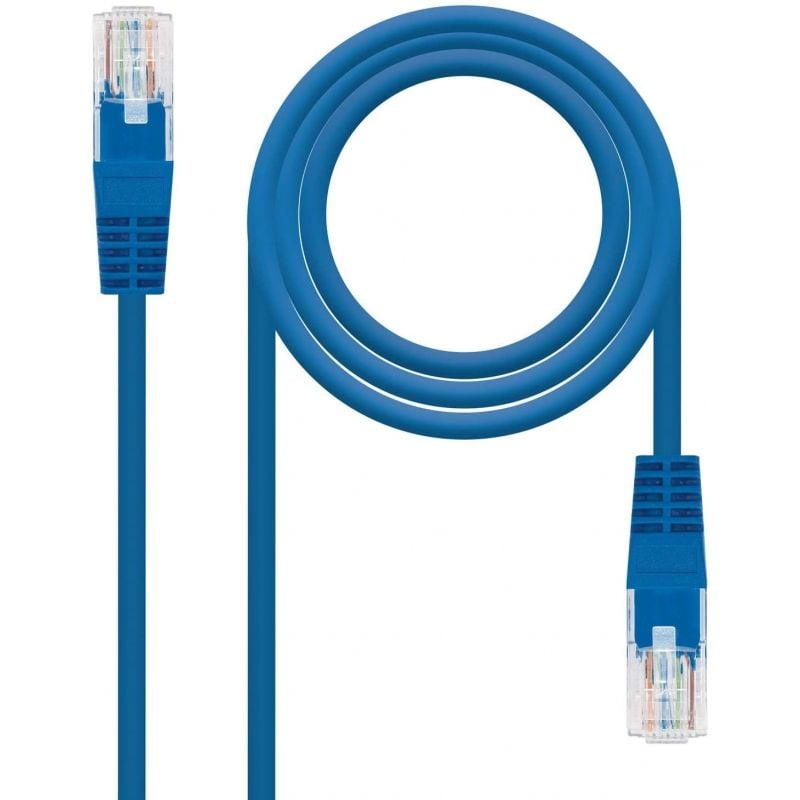Cabo de Rede RJ45 UTP Nanocable 10.20.0400-bl Cat.6 / 50cm / Azul