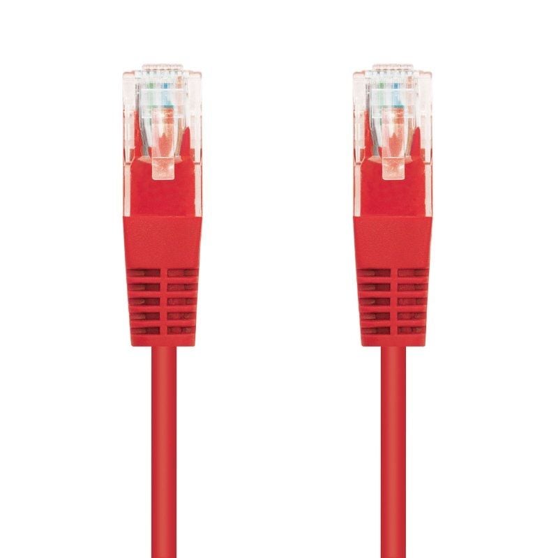 Cabo de Rede RJ45 UTP Nanocable 10.20.0400-l25-r Cat.6 / 25cm / Vermelho