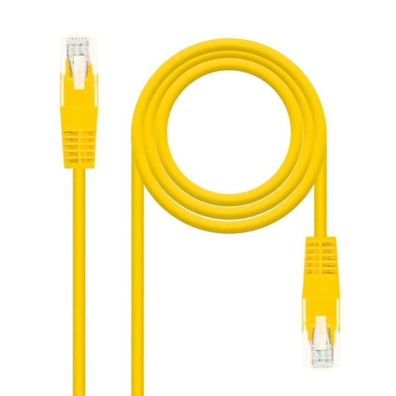 Cabo de Rede RJ45 UTP Nanocable 10.20.0400-l25-y Cat.6 / 25cm / Amarelo