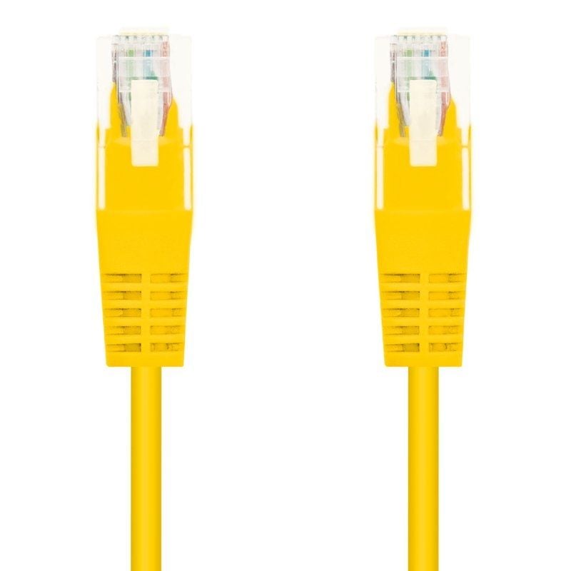 Cabo de Rede RJ45 UTP Nanocable 10.20.0400-l30 Cat.6 / 30cm / Amarelo