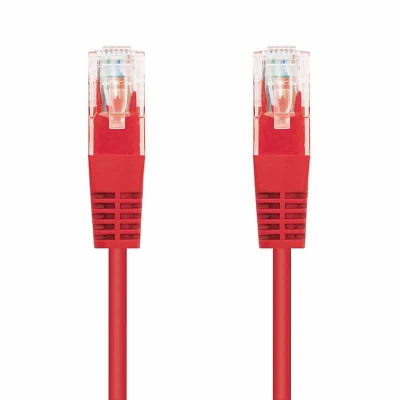 Cabo de Rede RJ45 UTP Nanocable 10.20.0400-r Cat.6 / 50cm / Vermelho