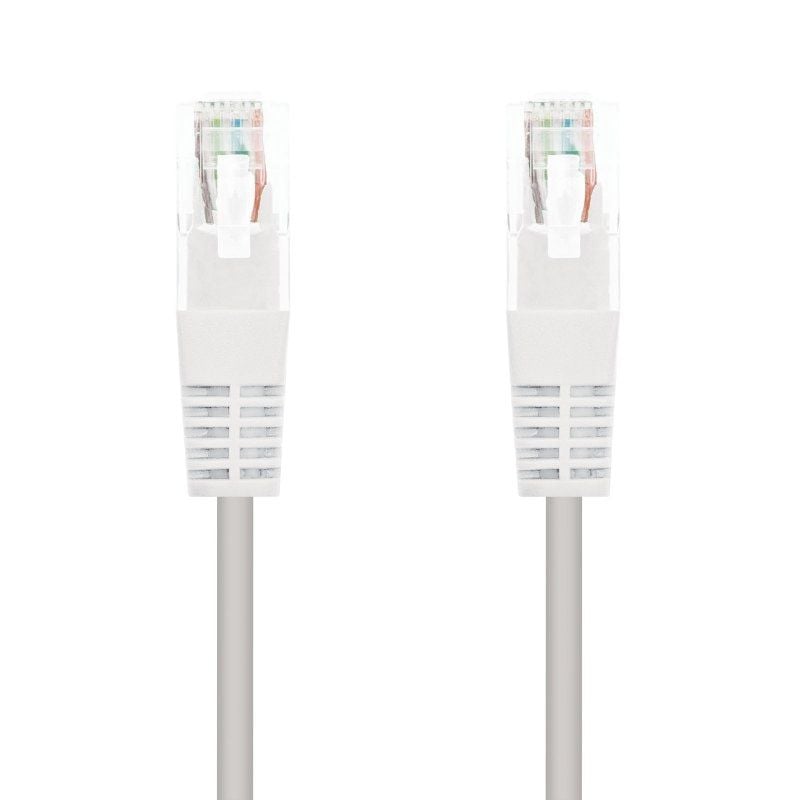 Cabo de Rede RJ45 UTP Nanocable 10.20.0401-w Cat.6 / 1m / Branco