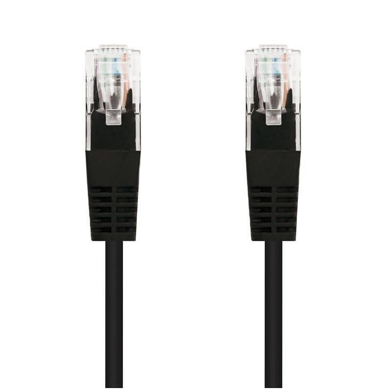 Cabo de Rede RJ45 UTP Nanocable 10.20.0402-bk Cat.6 / 2m / Preto