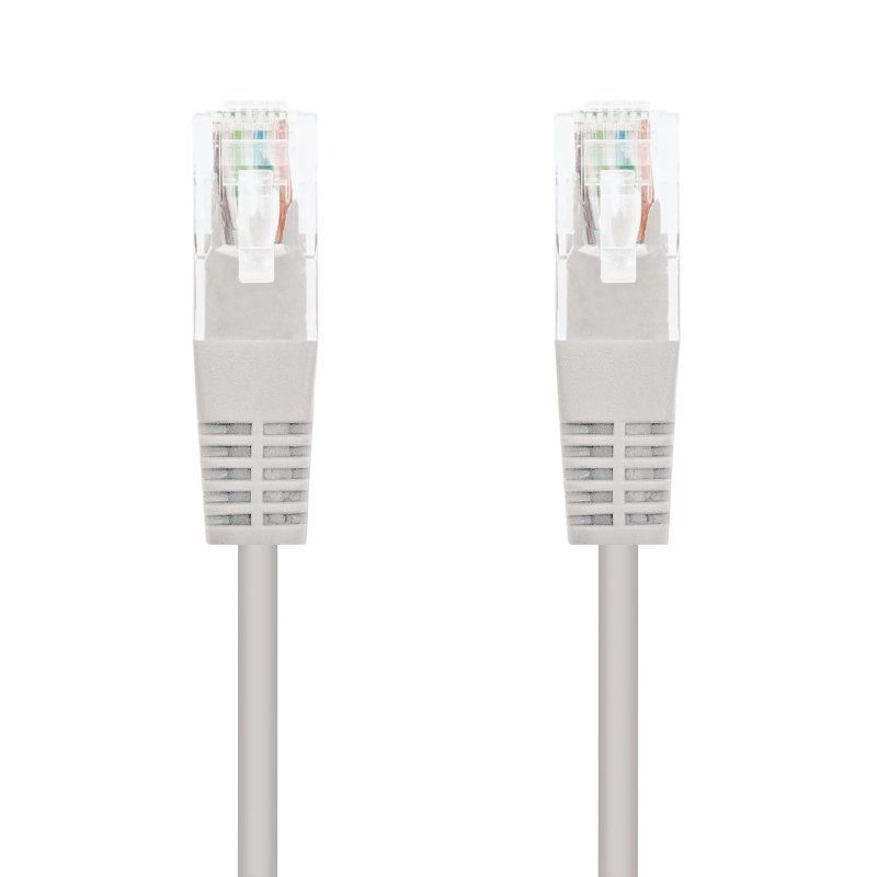 Cabo de Rede RJ45 UTP Nanocable 10.20.0402 Cat.6 / 2m / Cinzento