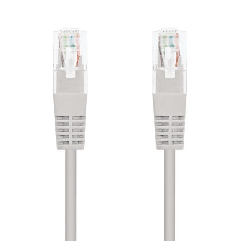 Cabo de Rede RJ45 UTP Nanocable 10.20.0407 Cat.6 / 7m / Cinzento