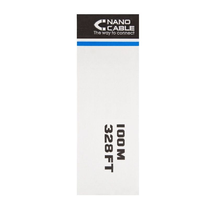 Bobina de Cabo FTP RJ45 Nanocable 10.20.0902 Cat.6 / 100m / Cinzento