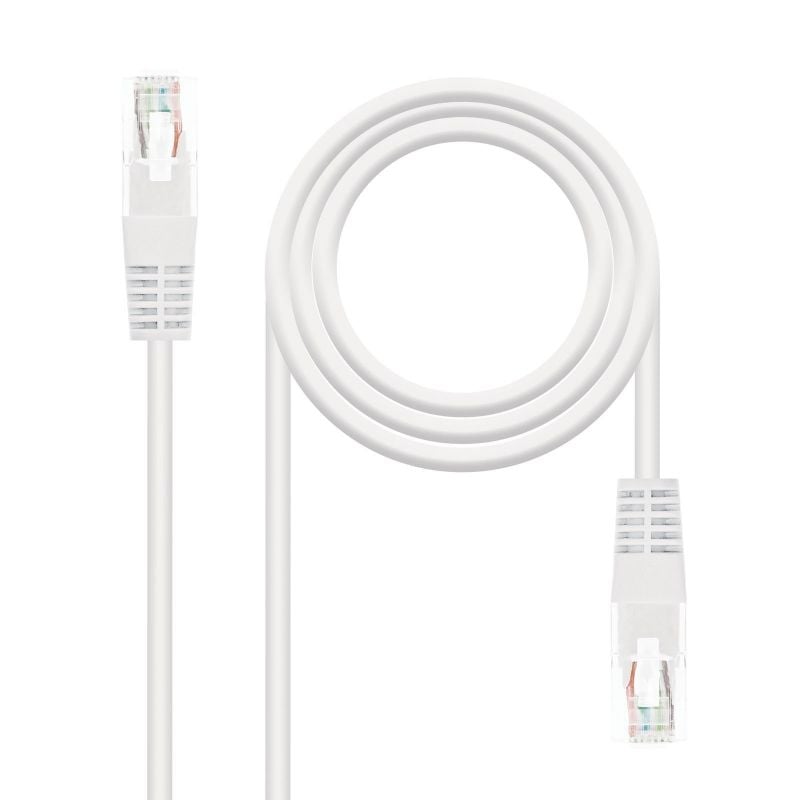 Cabo de Rede RJ45 UTP Nanocable 10.20.1302 Cat.6 / 2m / Cinzento