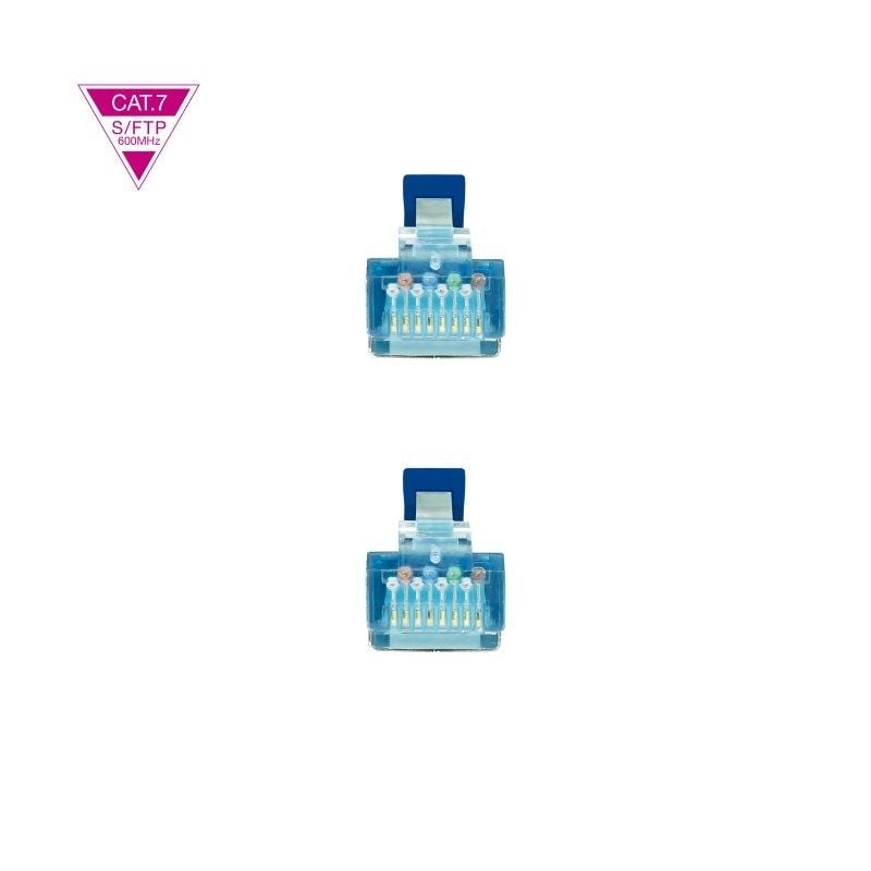 Cabo de Rede RJ45 SFTP Nanocable 10.20.1701-bl Cat.7 / 1m / Azul