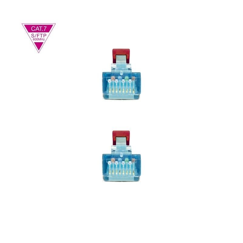 Cabo de Rede RJ45 SFTP Nanocable 10.20.1702-r Cat.7 / 2m / Vermelho