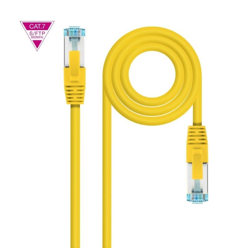Nanocable 10.20.1702-y RJ45 SFTP Cabo de Rede Cat.7 / 2m / Amarelo