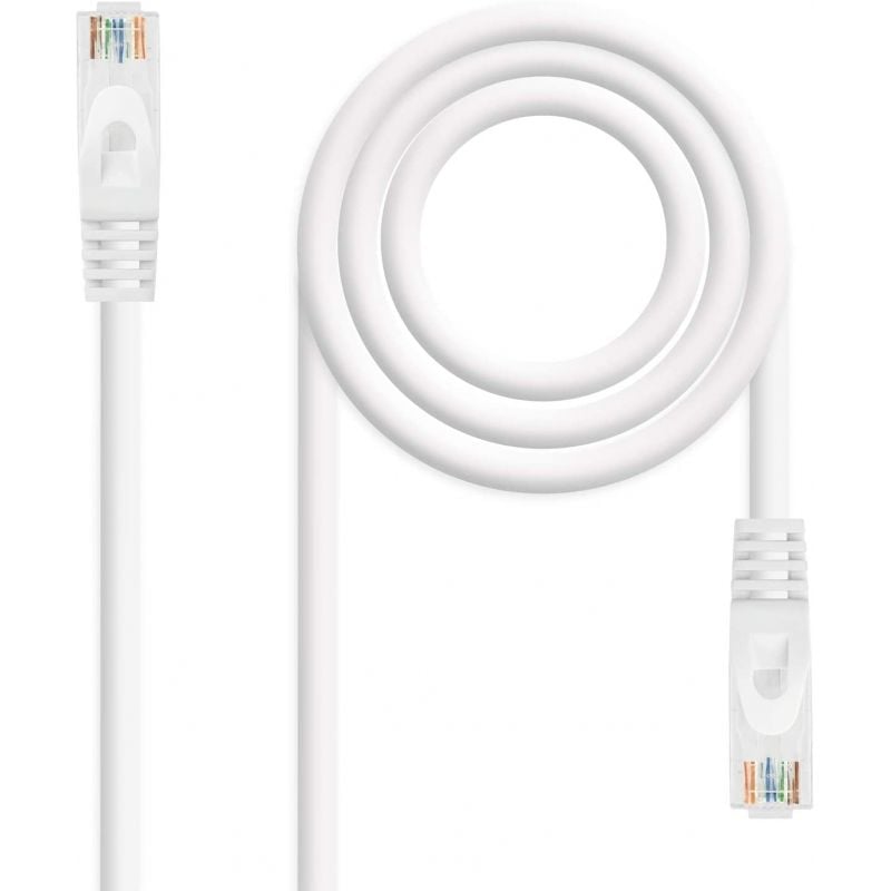 Cabo de Rede RJ45 UTP Nanocable 10.20.1807 Cat.6a / 7m / Cinzento
