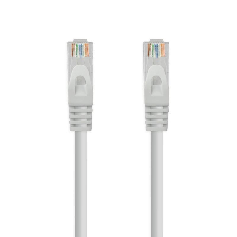 Cabo de Rede RJ45 UTP Nanocable 10.20.1810 Cat.6 / 10m / Cinzento