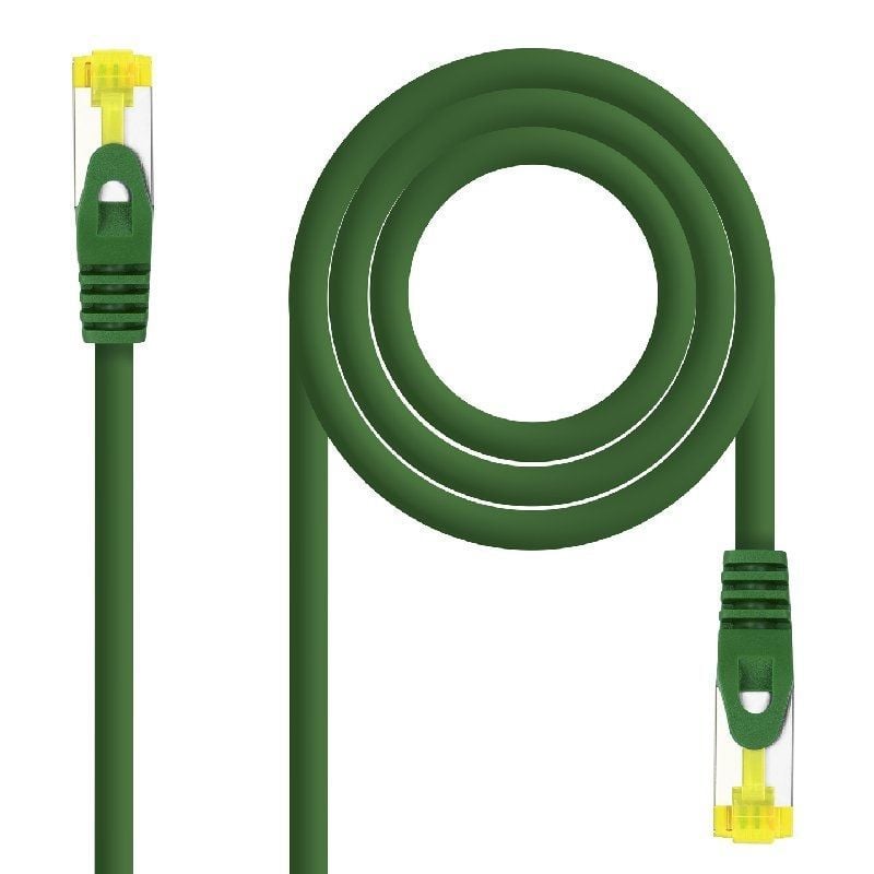 Cabo de Rede RJ45 SFTP Nanocable 10.20.1900-l25-gr Cat.6a / LSZH / 25cm / Verde