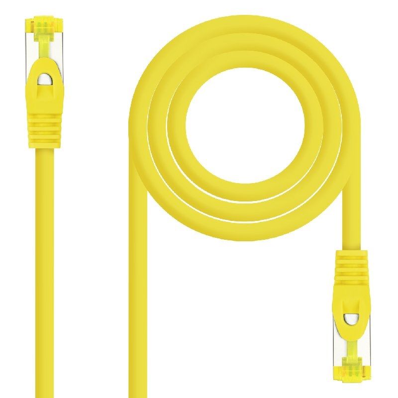 Cabo de Rede RJ45 SFTP Nanocable 10.20.1900-l25-y Cat.6a / LSZH / 25cm / Amarelo