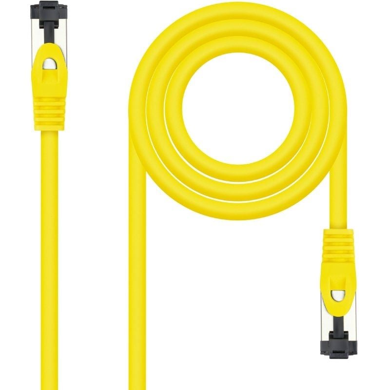 Cabo de Rede RJ45 SSTP Nanocable 10.20.2000-l25-y Cat.8.1 / 25cm / Amarelo
