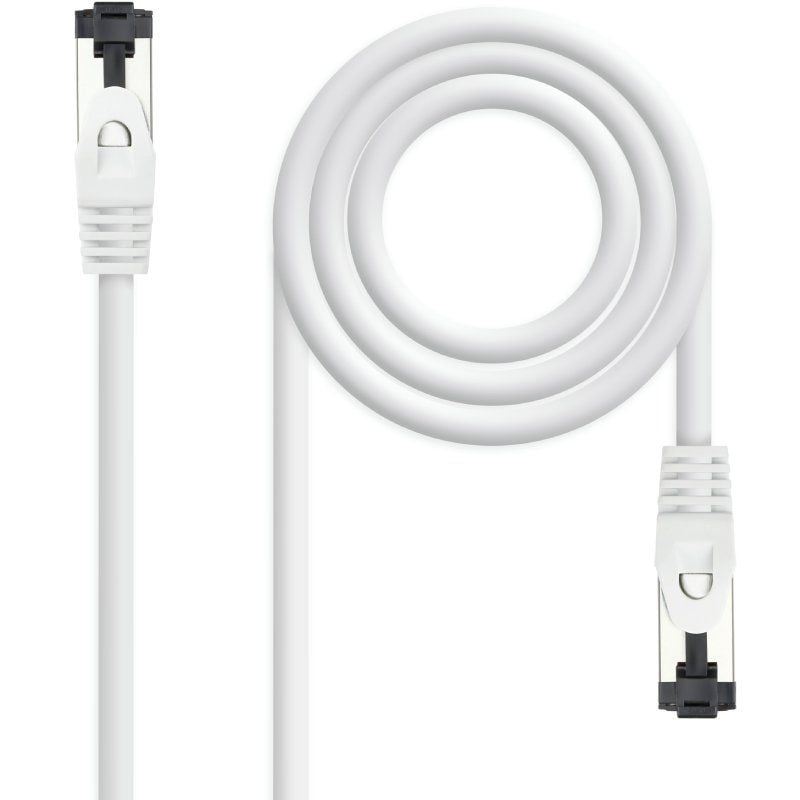 Cabo de Rede RJ45 SSTP Nanocable 10.20.2000-w Cat.8.1 / 50cm / Branco