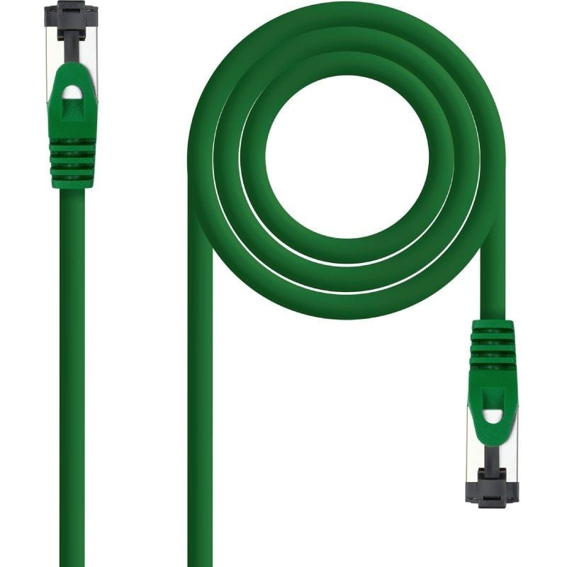Cabo de Rede RJ45 SSTP Nanocable 10.20.2001-gr Cat.8.1 / 1m / Verde