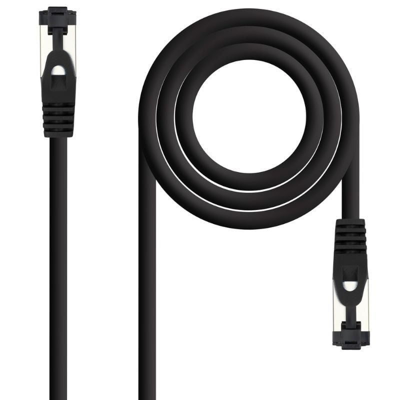 Cabo de Rede RJ45 SSTP Nanocable 10.20.2002-bk Cat.8.1 / 2m / Preto