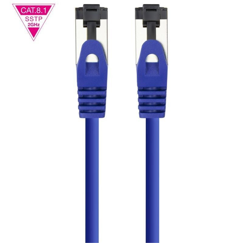 Cabo de Rede RJ45 SSTP Nanocable 10.20.2002-bl Cat.8.1 / 2m / Azul