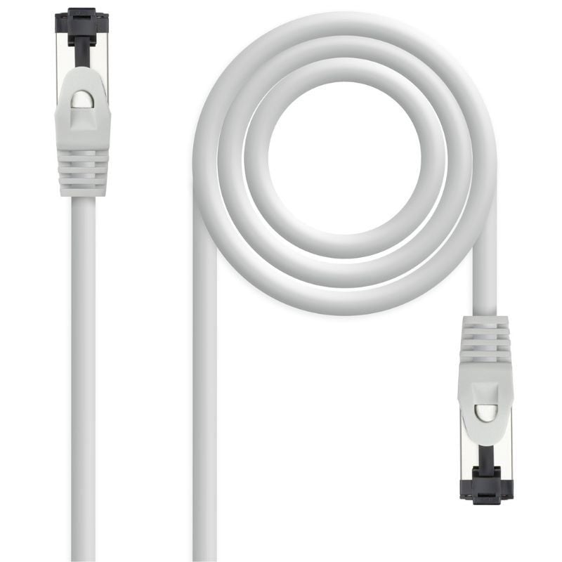Cabo de Rede RJ45 SSTP Nanocable 10.20.2007 Cat.8.1 / 7m / Cinzento