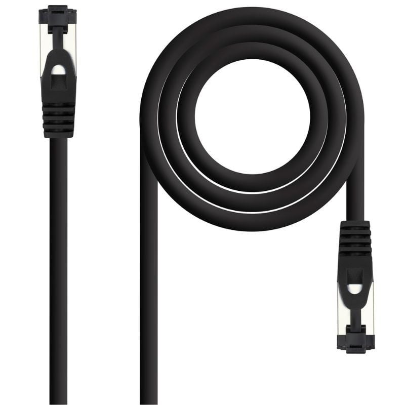 Cabo de Rede RJ45 SSTP Nanocable 10.20.2010-bk Cat.8.1 / 10m / Preto