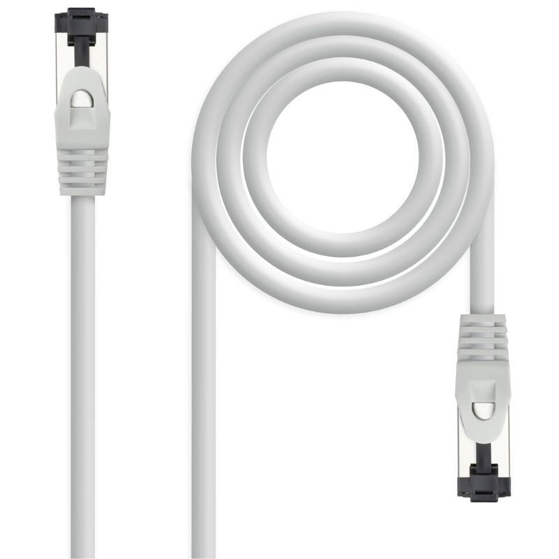 Cabo de Rede RJ45 SSTP Nanocable 10.20.2010 Cat.8.1 / 10m / Cinzento