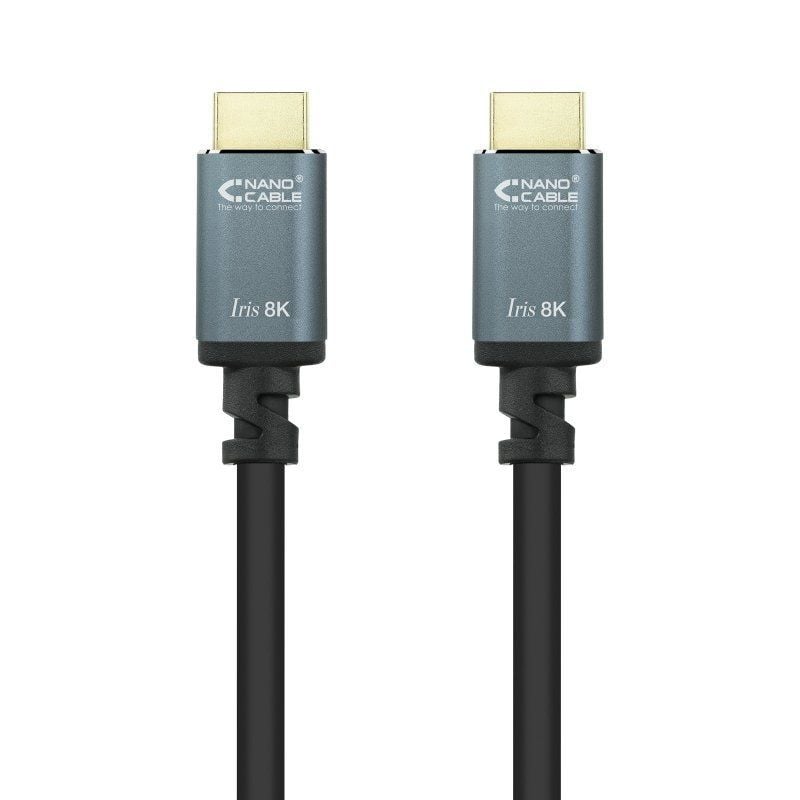 Nanocabo HDMI 2.1 8K 10.15.8002 / Macho HDMI - Macho HDMI / 2m / Preto