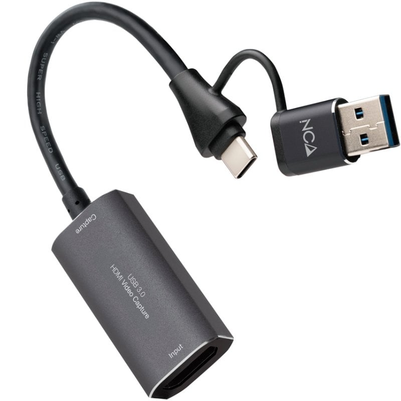 Nanocable Capturador de Vídeo Externo 10.15.0001 / USB Tipo C - USB 3.0