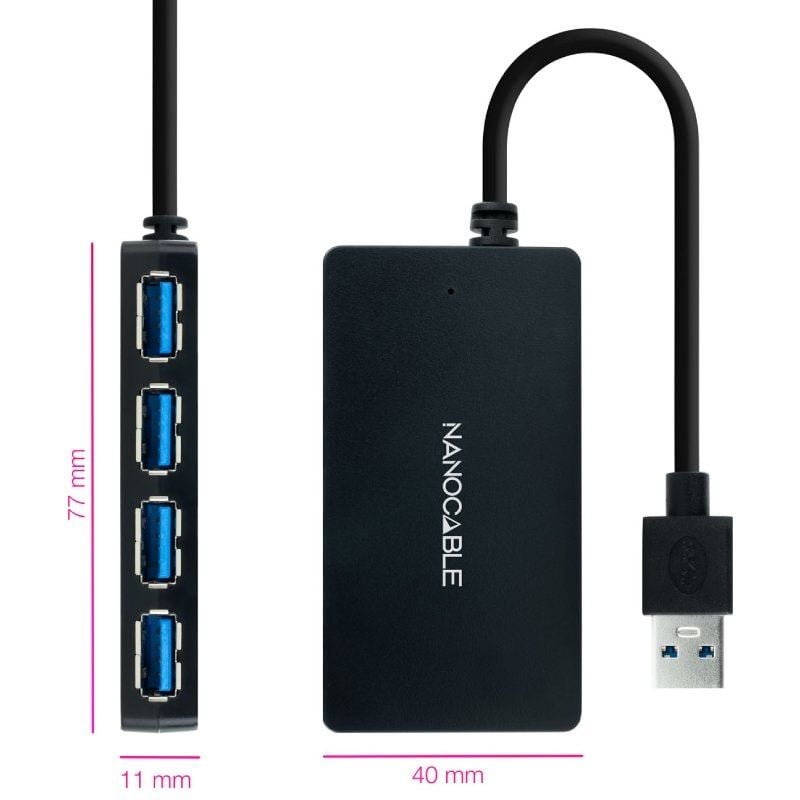 Hub USB 3.0 Nanocable 10.16.4403 / 4xusb