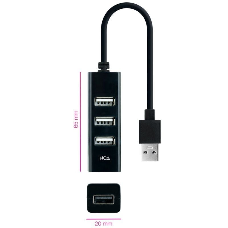 Hub USB 2.0 Nanocable 10.16.4404 / 4xusb