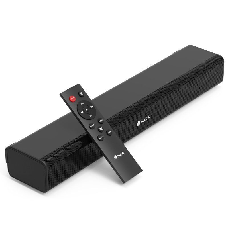 Barra de Som Bluetooth NGS Subway / 40W / 2.0 / Preto