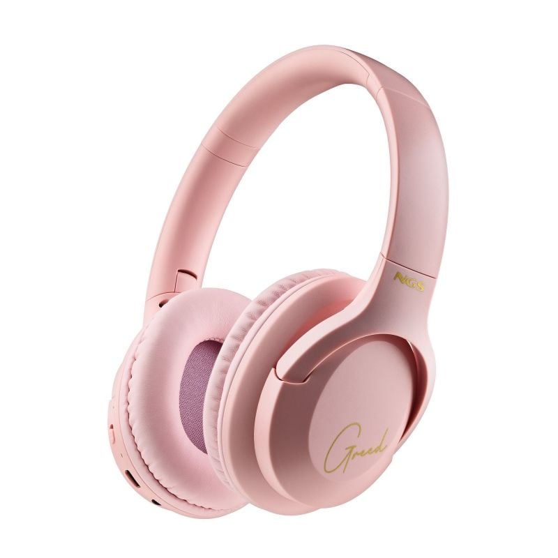 Auscultadores sem Fios NGS Artica Greed / com Microfone / Bluetooth / Rosa