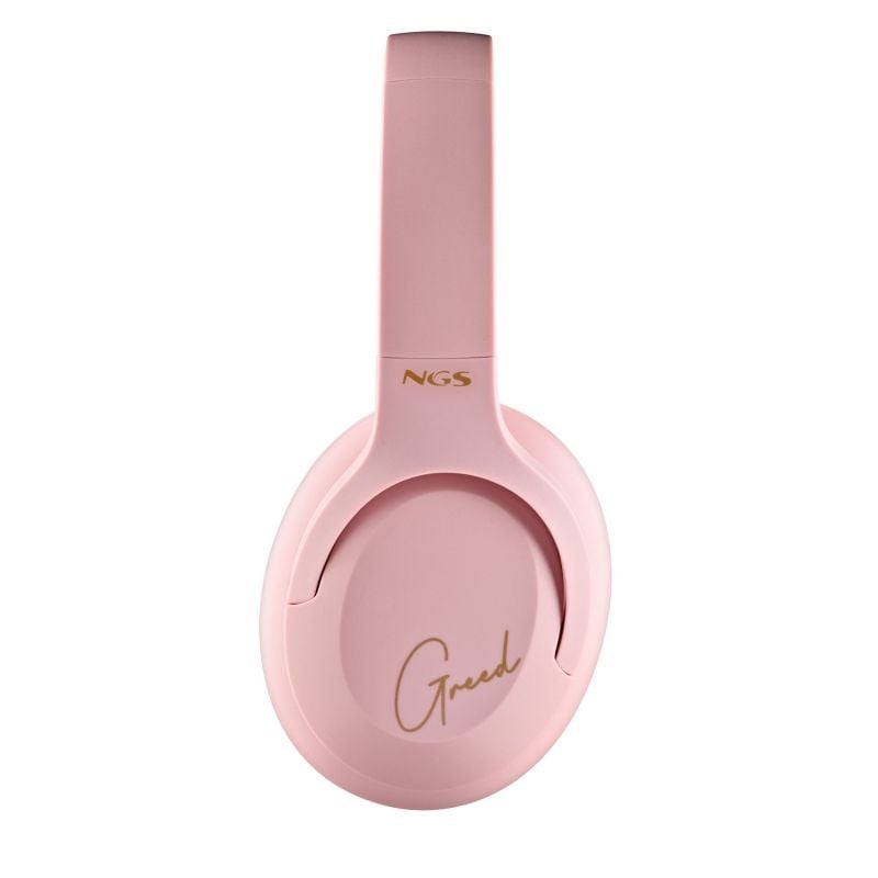 Auscultadores sem Fios NGS Artica Greed / com Microfone / Bluetooth / Rosa