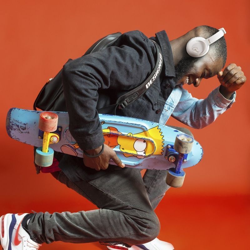 Auscultadores sem Fios NGS Artica Greed / com Microfone / Bluetooth / Branco