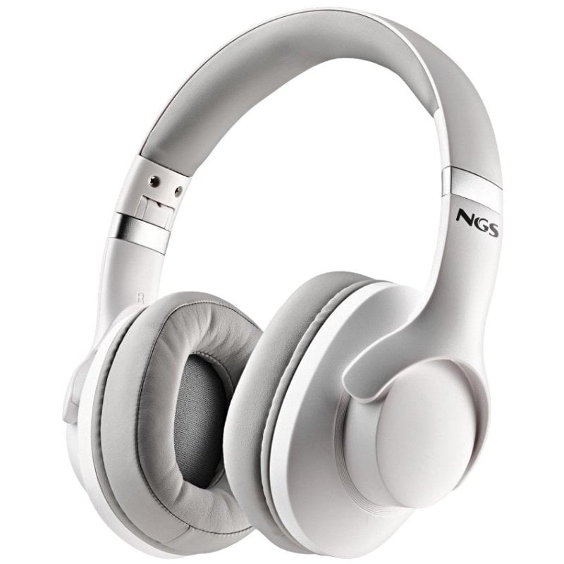 Auscultadores sem Fios NGS Artica Storm / com Microfone / Bluetooth / Brancos