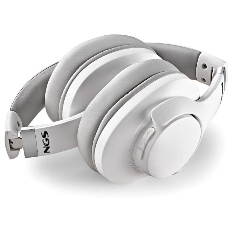 Auscultadores sem Fios NGS Artica Storm / com Microfone / Bluetooth / Brancos