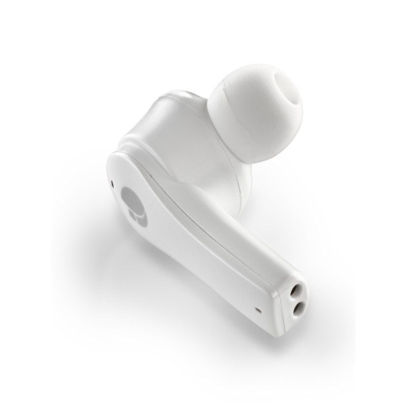 Auscultadores Bluetooth NGS Ártica Bloom com Estojo de Carregamento / Autonomia 6h / Branco