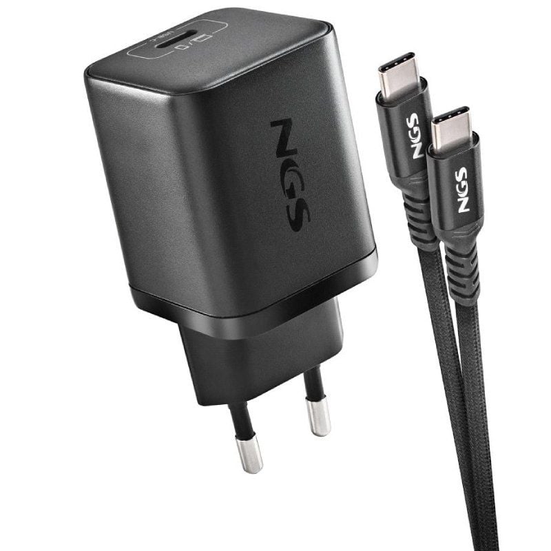 Carregador para Portátil Gan NGS Bud65w-l para Lenovo / 1xusb Type-c / 65W / Automático / 5 Conecto…