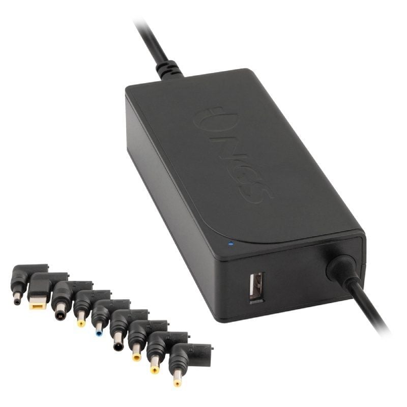 Carregador para Computador Portátil NGS W-70w / 70W / Automático / 9 Conectores / Tensão 18,5-20v /…
