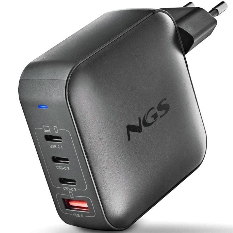 Carregador para Computador Portátil Gan NGS BUD 165W / 165W / Automático / Tensão 5-21v