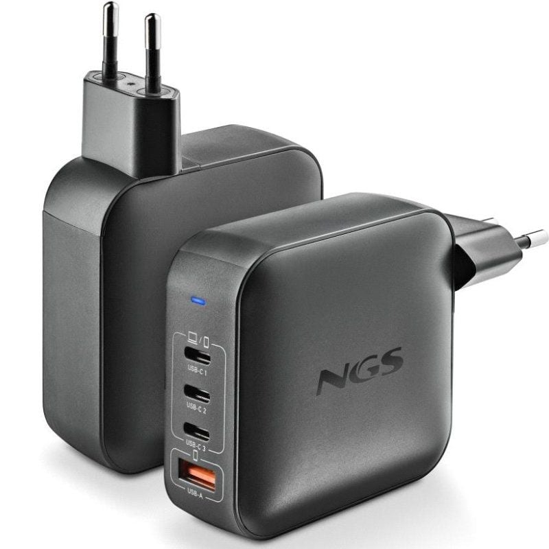 Carregador para Computador Portátil Gan NGS BUD 165W / 165W / Automático / Tensão 5-21v