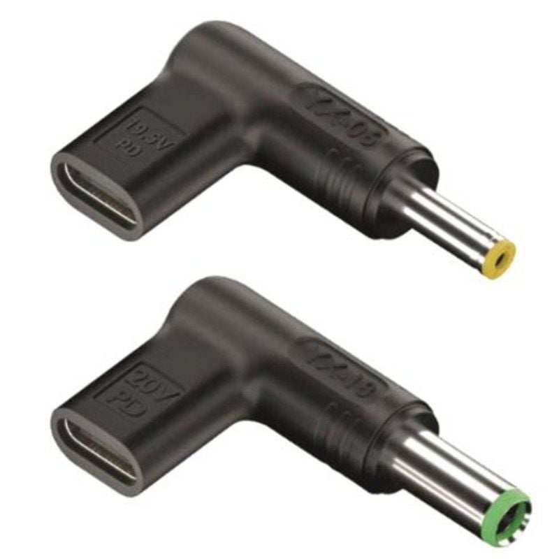 Conjunto de 2 Fichas para Computadores Portáteis Toshiba NGS Bud-t / DC - USB Type-c