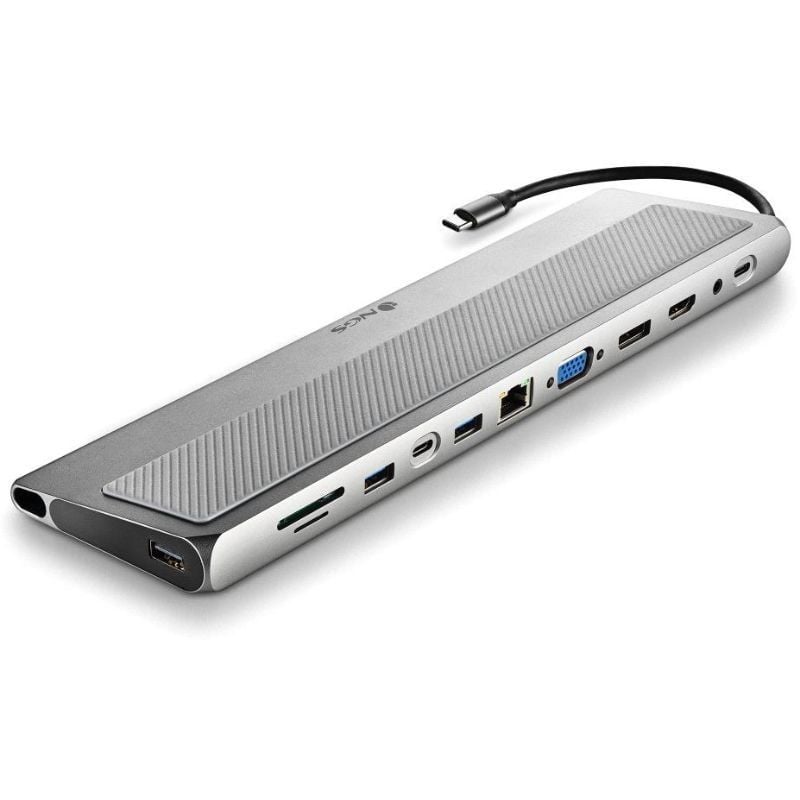 Docking USB Type-c NGS Wonderdock 12 Pro / 3xusb / 2xhdmi 4K / 1xvga / 1xrj45 / 1xleitor de Cartões…