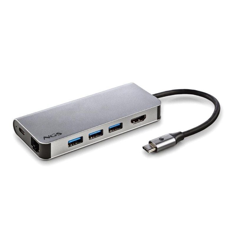 Docking USB Type-c NGS Wonderdock8 / 3xusb / 1xusb Type-c DP / 1xhdmi 4K / 1xrj45 / 1xsd Card Reader