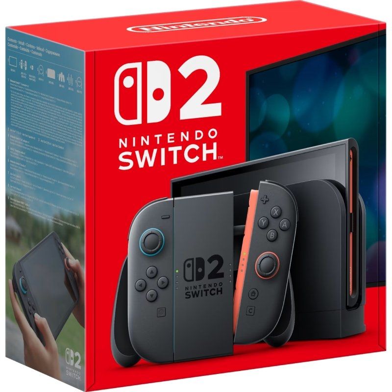 Nintendo Switch 2 / Inclui Suporte / Inclui 2 Comandos Joy-con / Inclui 2 Correias