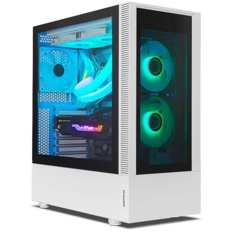 Caixa Gaming Semitower Nox Hummer Nemesis / Branco