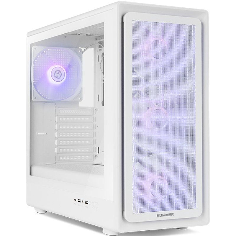 Caixa Gaming Semitower Nox Hummer AERO / Branco