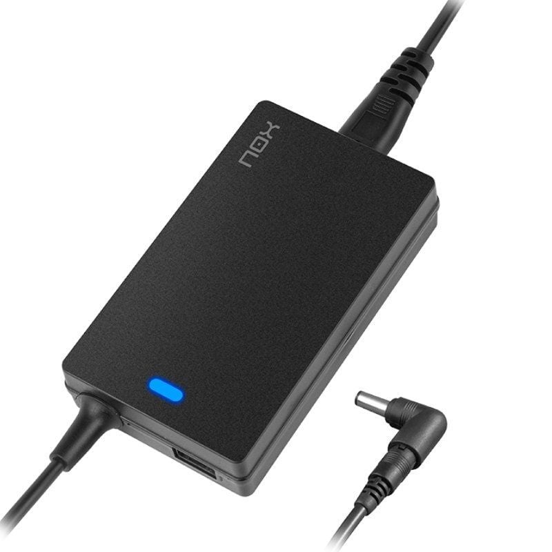Carregador para Computador Portátil Nox 65W / 65W / Automático / 10 Conectores / Tensão 15-20v